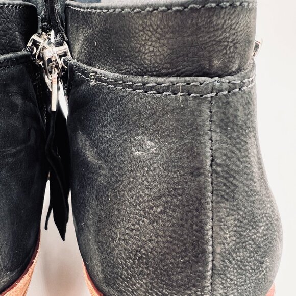 Sam Edelman Parker Ankle Boot Black Suede Size 8 - Picture 15 of 16